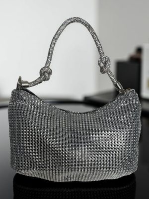 Glitzer-Bag Silber