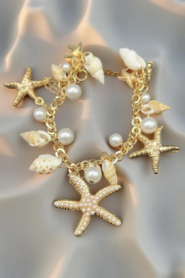 Armband Beach mit Muschel- & Perlendetails – Bild 2