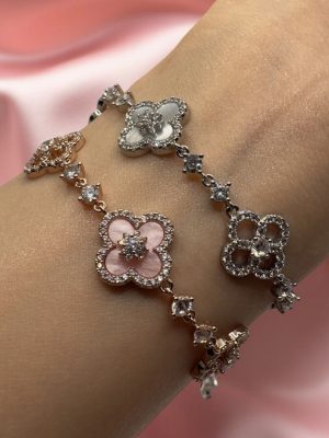 Armband Fiore mit Kristallen (verstellbar)