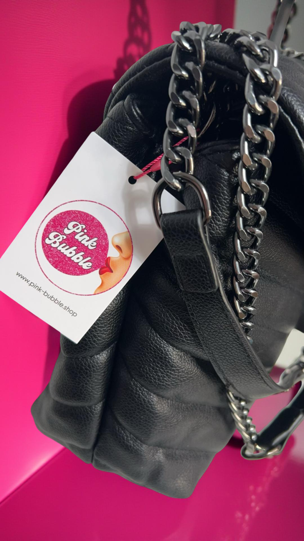 Schwarze Tasche – elegant & geräumig – Bild 7