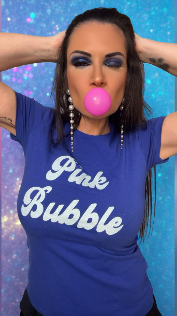 Shirt – Blau/Hellblau Glitzer