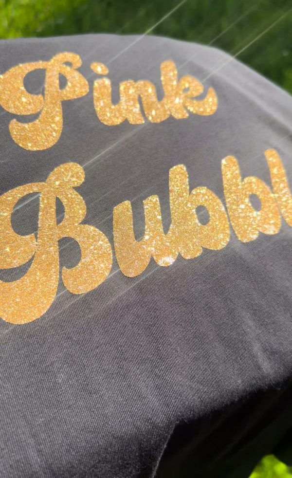Shirt – Schwarz/Gold Glitzer – Bild 5